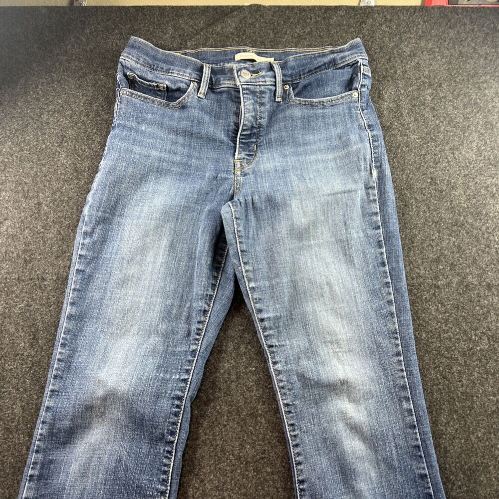 Levis 315 Shaping Bootcut Jeans Women’s 29x34 Medium Wash Blue Stretch Denim